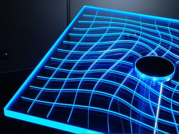 Bistrotisch mit 3D-Laserdekor